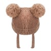 Forreen Baby Winter Hat, Pack of 2, Unisex Cute Bear