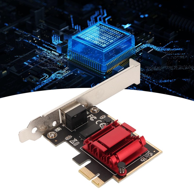 ASHATA PCIe Network Adapter, RTL8125B 10 100 1000 2500 Mbps