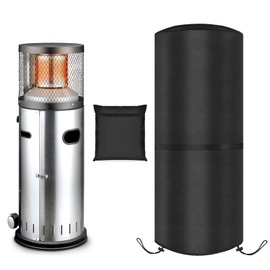 SIRUITON Weather Cover for Enders Polo 2.0 Patio Heater, Tear-Resistant, Heavy Duty, 420D Oxford Fabric, Waterproof, Windproof, UV Resistant, Outdoor Punch Bag Cover (Black, 42 x 42 x 94