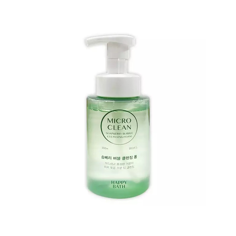 Happybath 해피바스 마이크로미셀라 모이스처 솝베리 버블폼 클렌징폼 300ml Happy Bath