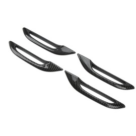 4 Pack Car Door Handle Protective Covers Freeze Carbon Fiber Style Compatible with Tesla Model 3 Y