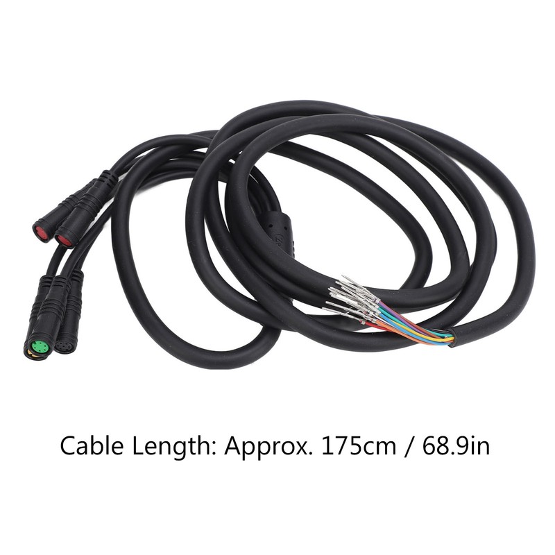 5 Plugs Scooter Dashboard Controller Data Cable 175cm Electric Scooter