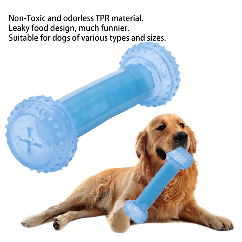 Pet Cooling Chew Toy BiteResistant TPR Pet Teething Toys Cooling