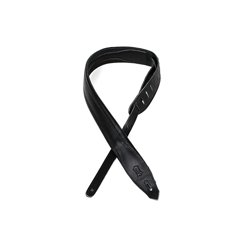 Levy's Leathers MSS80-BLK 2-inch Leather Strap,Black