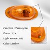 Seassauto Turn Signal Cab Marker Light Amber Side Marker Parking