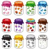 Magnetic Colour Sorting Toys - 12 Pcs Fridge Magnets for