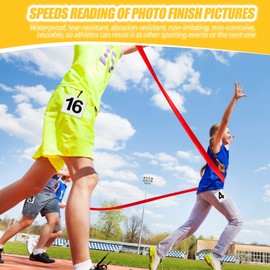 Jexine 450 Pcs 1-18 Athletes Hip Numbers 25 Set Each in Sequence 1 thru 18 Track and Field Competitor Numbers Flexible Self Sticking Waterproof Vinyl Number Stickers for Signs Mailbox Business