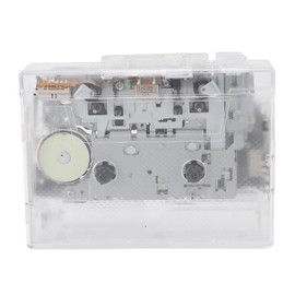 Generic Cassette Player, Transparent Cassette Tape Player Recorder with FM Radio, Headphone Jack, USB Disk to MP3 Digital Converter, Tape for Music Lover