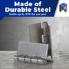 Bobco Metals 3" Heavy Duty Weldable Hinges | Steel Butt