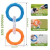 Duuclume TPR 3-Ring Tug Dog Toy, Durable & Water Resistant