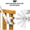 No Driling Flag Pole Holder for Railing,Flag Pole Mount for