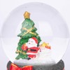 Musical Christmas Snowglobe Large Water Ball Features Christmas Santa On
