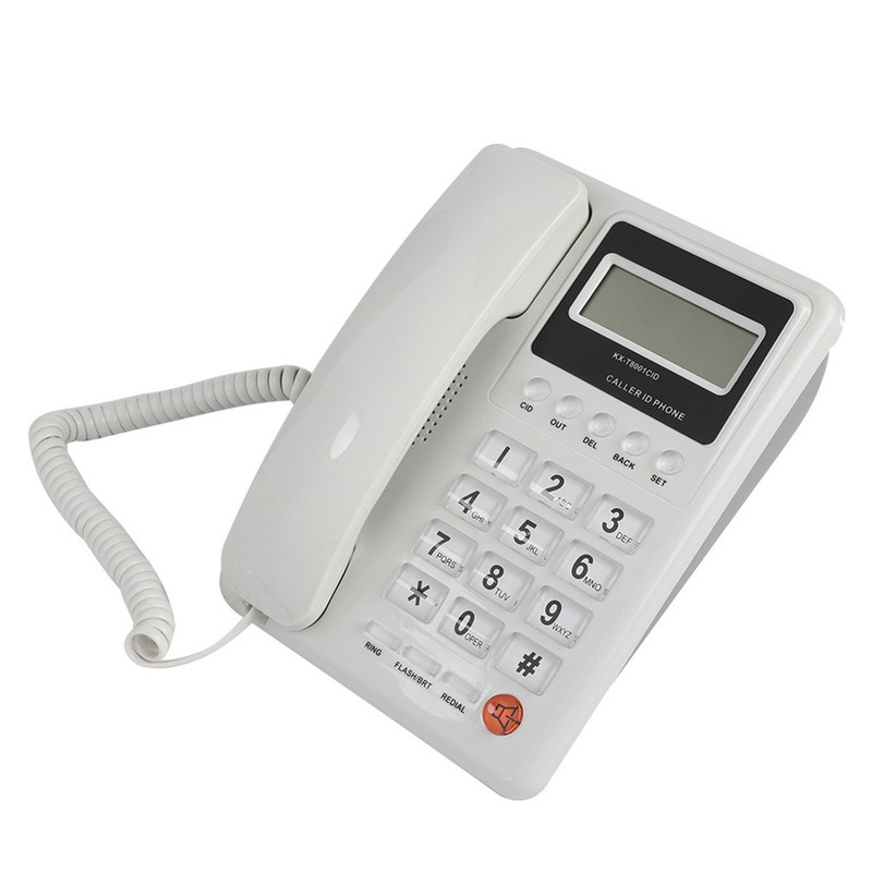 Home Hotel Wired Corded Desktop Telephone Office Landline Telephone