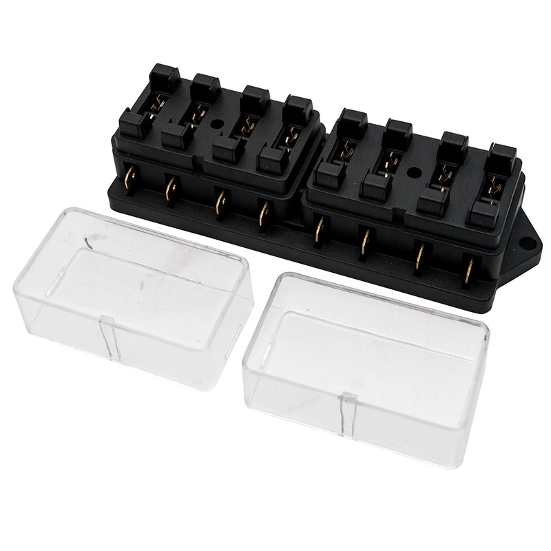 Car Fuse Box by MASO 12v 24v Volt 8 Way