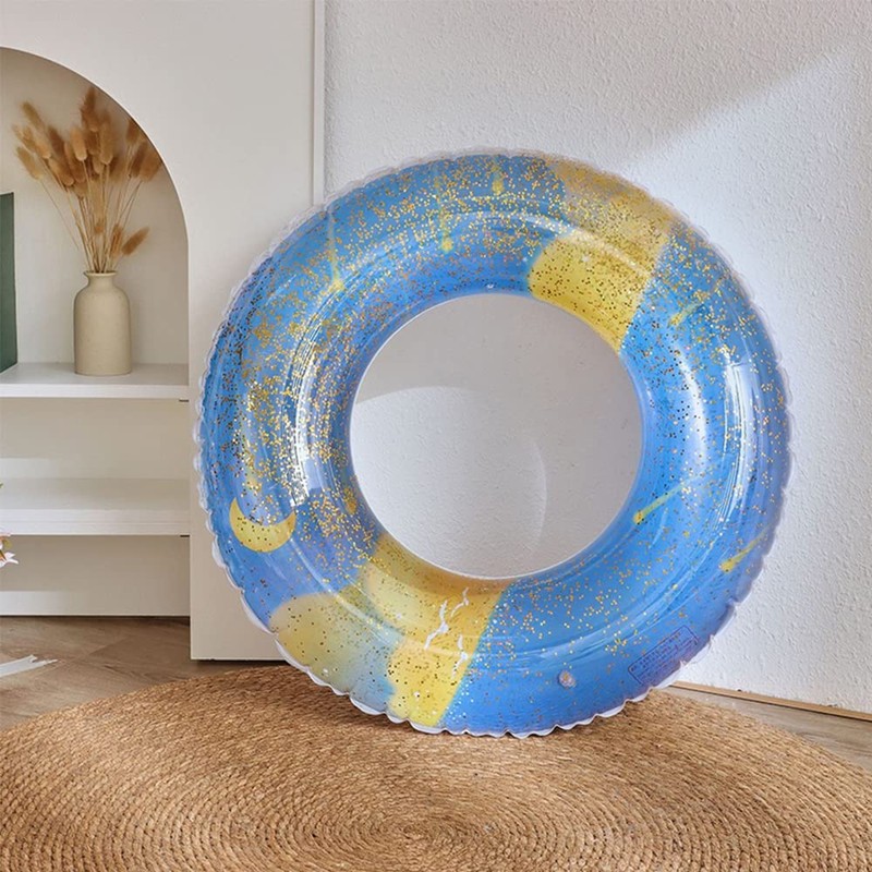 Float Ring for Adults, Exhilarating Float, O-Shaped, Swimming, Beach, Pool,