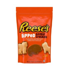 Reese's Milk Chocolate Peanut Butter Dipped Animal Crackers, 2 x 24 Ounce