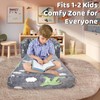 Asou Kids Sofa Toddlers Sofa with Blanket Glow in The