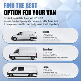 RV Screen Door for Back Door Bug Mesh Van Mosquito Net Polyester Magnetic Mosquito Net for Camper Car Rear Door Mosquito Net Suitable for Compatible with a Wide Range of Vehicles (Small :150 * 140cm)