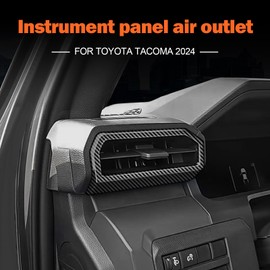 ushilife Dashboard Side Air Vent Outlet A/C Decorative Cover Trim Compatible with Toyota Tacoma 2024 2025, Dash Side Air Outlet AC Vent Cover Trim, Air Conditioner Outlet Frame Fit for Tacoma 2024+