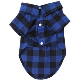 Harbyel Dog Shirts Plaid Dog Shirt Dog Clothes for Small Medium Large Dogs Owner and Pet Shirts are Sold Separately