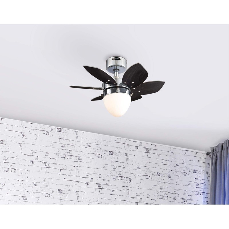 Westinghouse Lighting 7236900 Origami Indoor Ceiling Fan with Light, 24
