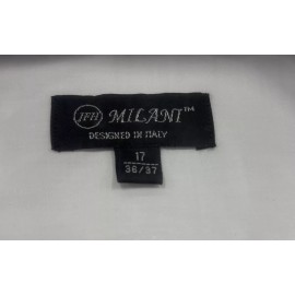 Milani Men's Tuxedo Shirt with French Cuffs and Bow Tie Size 17