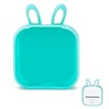 Memoking T02 Protective Case-Bunny Ears Shape Soft Silicone BPA-Free Cute
