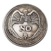 Yes No Challenge Coin Decision Maker Divination Coin(Silver)