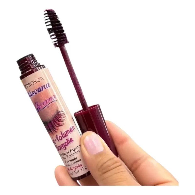 Mascara De Pestañas Rímel Borgoña Prosa