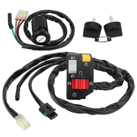 M MATI Handlebar & Key Switch for Honda TRX250EX 250EX 2001-2005 35020-HN6-003 35020-HN6-000 35100-HM8-000