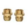 UKDD® 15mm Compression by 3/4" BSP Brass Male Iron Coupler