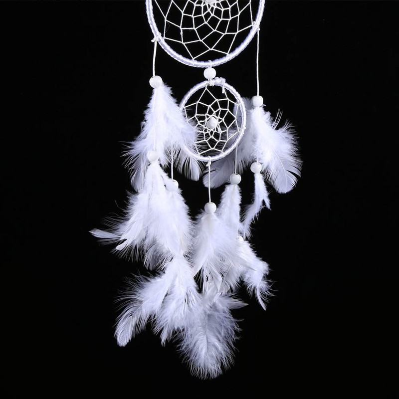 Nikou White Dream Catcher White Feather Dream Catcher Indian Style