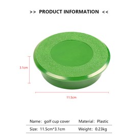 Shiwaki Golf Cup Cover Golf Hole Putting Cup Green Hole Cup for Golf Practice Training Aids Home Office Traveling