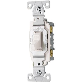 Eaton Commercial Toggle Switch Single Pole, 20 Amp