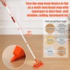 Qaestfy Ceiling Fan Cleaner Duster with 62.5‘’ Extendable Long Handle