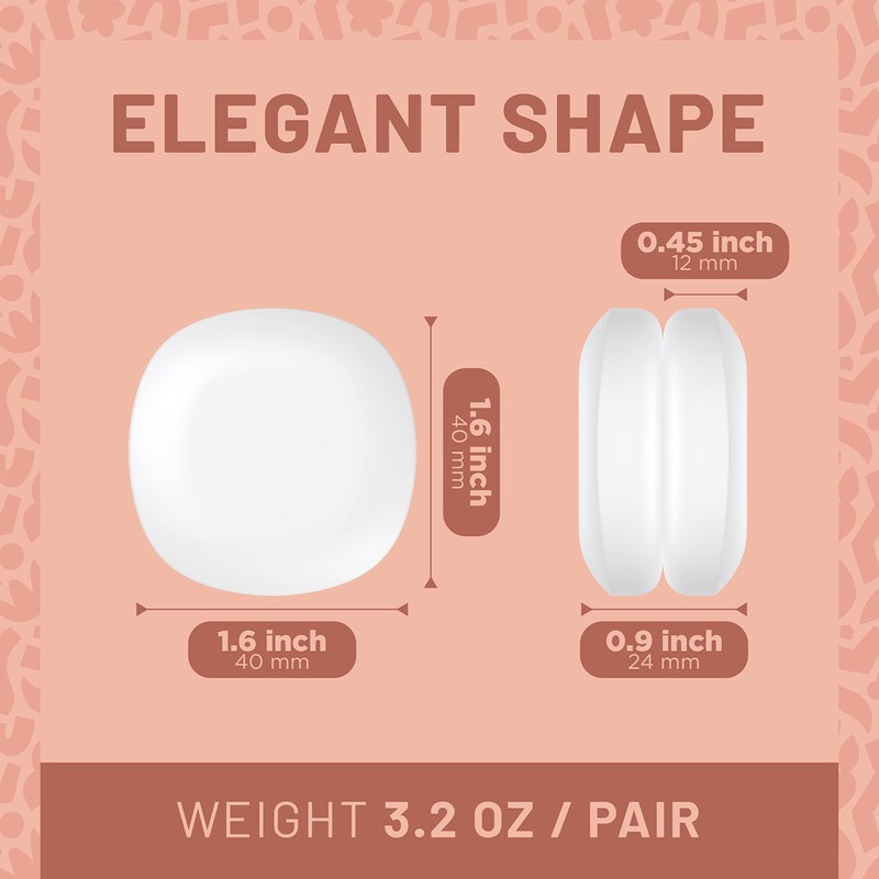 labphant Shower Curtain Weights, Never Rust Shower Curtain Magnets, Silicone