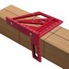Upgrade Woodworking Measuring Ruler Metric/Inch 3D Multi-Angle Aluminum Alloy 22.5/30/45/60/67.5/90