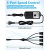 Wathai 36W 12V PC Fan Speed Controller Adjustable Power Supply