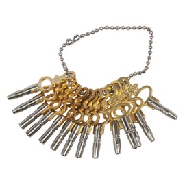 Set of 14 Pocket Watch Winding Keys Sizes 00 to 12 Watchmaking Watch Repair Tool Kit