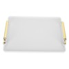 Decorative Tray Elegant Exquisite Texture Ergonomic Serving Tray with Handles