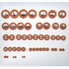 47 Soundman® Pads for Alto Saxophone Lambskin Universal Upholstery Set