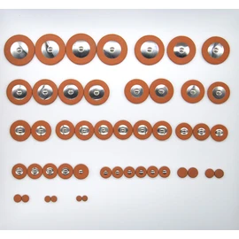 47 Soundman® Pads for Alto Saxophone Lambskin Universal Upholstery Set Saxophone Cushion Leather from Lamb Saxophones Metal Resonators