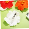 PACKOVE 3 Pcs Floral Hair Clips Strong Hold Flower Hairpins
