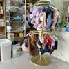 Rotatable Round Clothes Rack 2-tier Kids Clothing Rack for Boutiques,