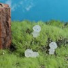 Vctitil 6Pcs Glow in Dark Cartoon Small People Figurines Luminous