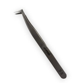 pinzas para extensin de pestaas para aplicacin de pestaas, herramienta profesional de aplicacin de pestaas curvadas y rectas para extensiones de...   