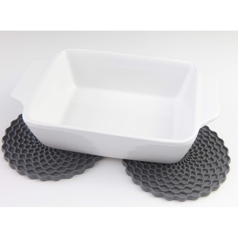 Grey Drinks Coasters Set of 6 by Stone & Thyme