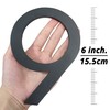 HASWARE Floating House Number 6 inch Stylish Door Numbers Alphabet
