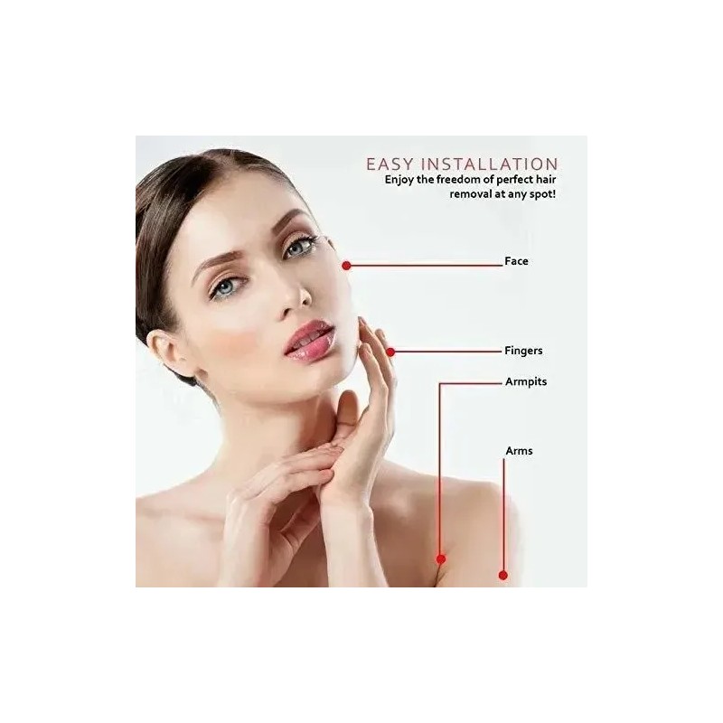 4 Piezas Cabezas De Repuesto Para Depiladoras Faciales