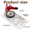 Compass Navigation Tool – Portable Hiking with Lanyard for Outdoor